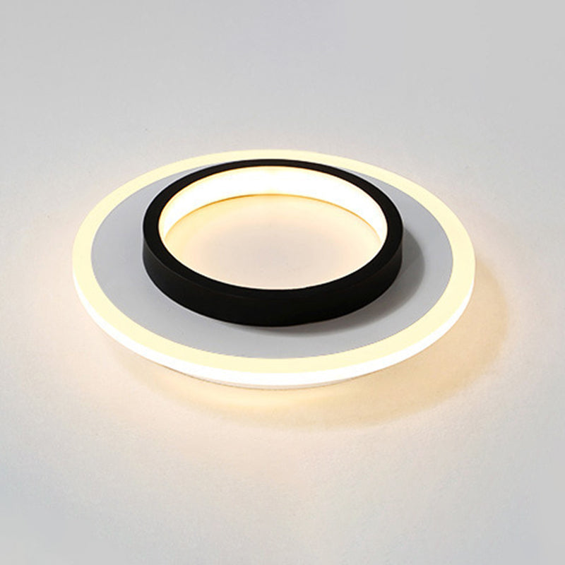 9.5 Inches Brede Eenvoud Mini Plafond Licht Modern Style LED Flush-mount Lamp voor Foyer Aisle