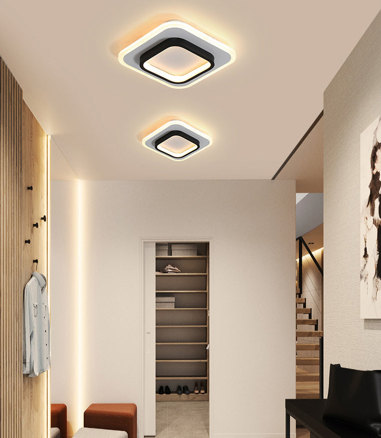 9.5 Inches Brede Eenvoud Mini Plafond Licht Modern Style LED Flush-mount Lamp voor Foyer Aisle