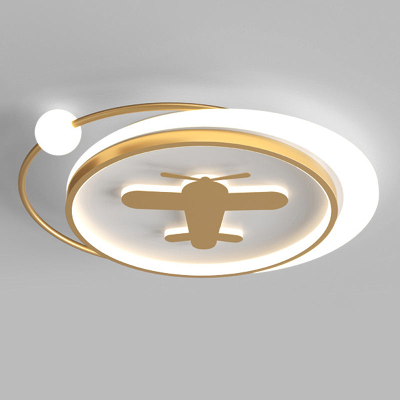 LED Flush Mount Ceiling Light Cartoon Acrylic Ceiling Mount Chandelier for Bedroom