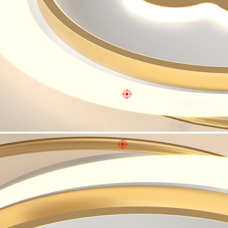 LED Flush Mount Ceiling Light Cartoon Acrylic Ceiling Mount Chandelier for Bedroom