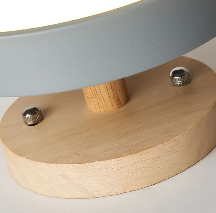 Lámpara de techo semi empotrada nórdica LED de metal con montaje semi empotrado para pasillo circular