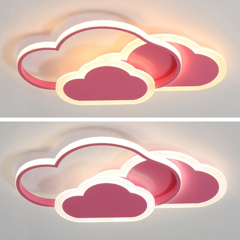 Einfache Art LED in der Nähe der Deckenleuchte Cloud Deckenbefestigte Licht mit Metallschirm