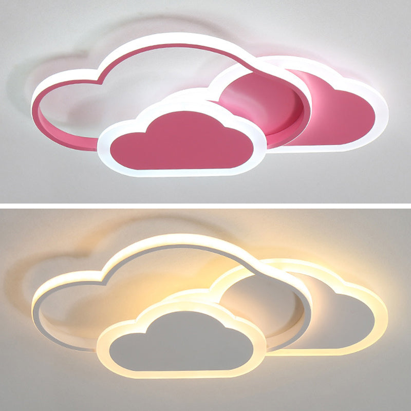 Einfache Art LED in der Nähe der Deckenleuchte Cloud Deckenbefestigte Licht mit Metallschirm