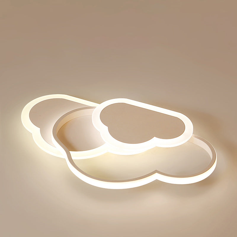 Einfache Art LED in der Nähe der Deckenleuchte Cloud Deckenbefestigte Licht mit Metallschirm