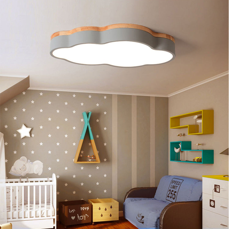 Cloud Flush Mount Light Fixtures 1 Light Acrylic Nordic Ceiling Lights Flush Mount