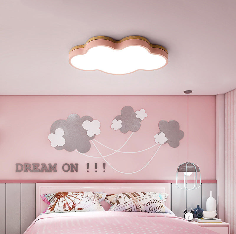 Cloud Flush Mount Light Fixtures 1 Light Acrylic Nordic Ceiling Lights Flush Mount