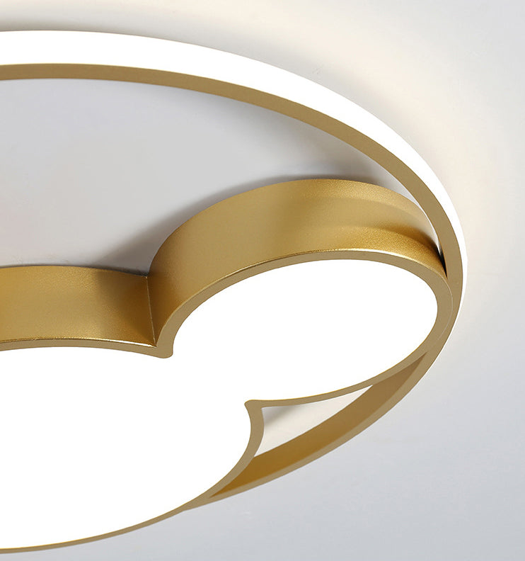 Luces de techo empotradas con forma de ratón, 1 luz, lámpara empotrada de acrílico con dibujos animados