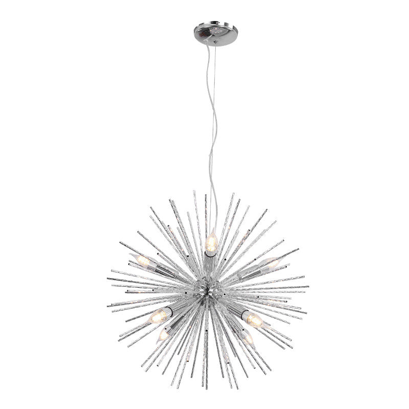 Luce a ciondolo riccoso in stile postmoderno Metal 8 lampadari il lampadario sospeso