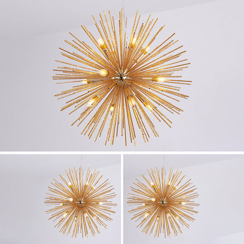 Luce a ciondolo riccoso in stile postmoderno Metal 8 lampadari il lampadario sospeso