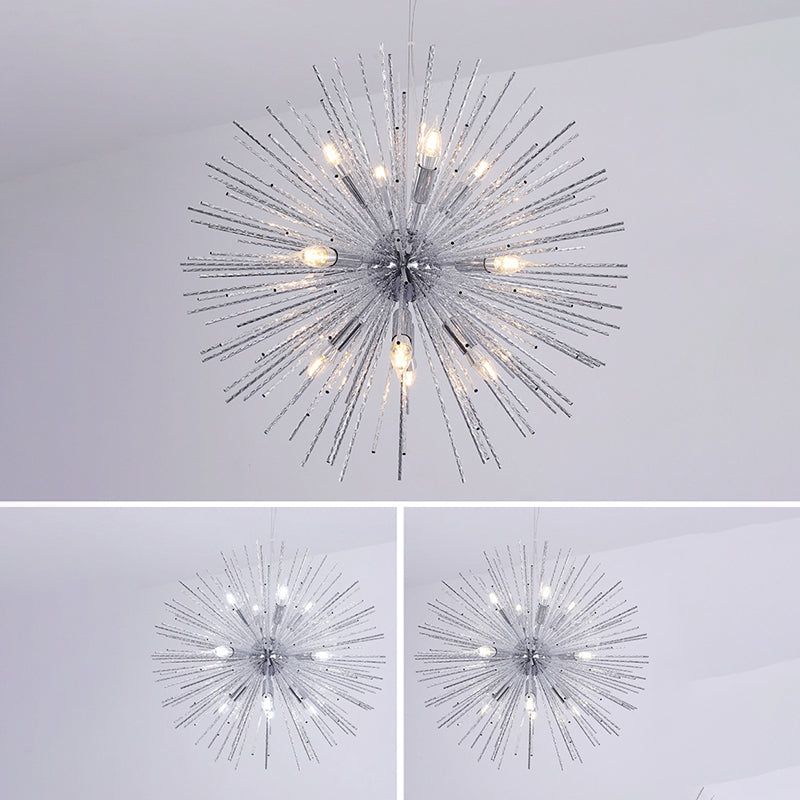 Luce a ciondolo riccoso in stile postmoderno Metal 8 lampadari il lampadario sospeso