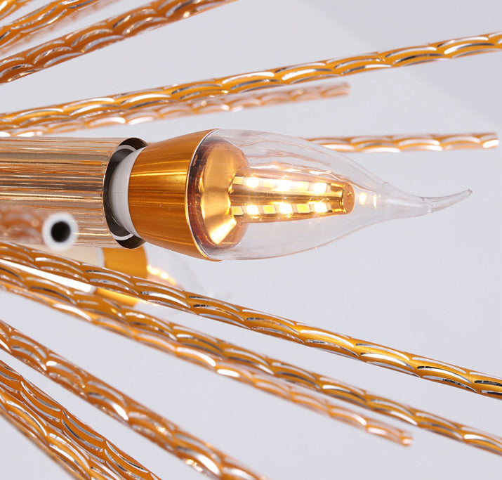 Luce a ciondolo riccoso in stile postmoderno Metal 8 lampadari il lampadario sospeso