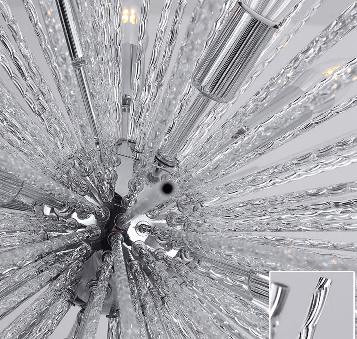 Luce a ciondolo riccoso in stile postmoderno Metal 8 lampadari il lampadario sospeso