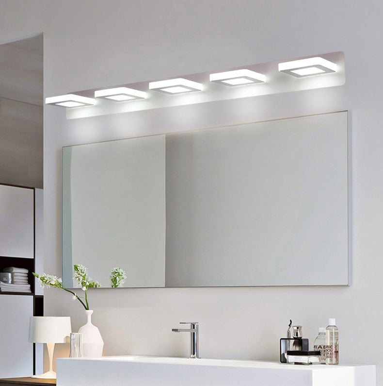 Geometric Wall Mounted Light Fixture Simplicity Style Acrylic LED White Wall Mount Lighting