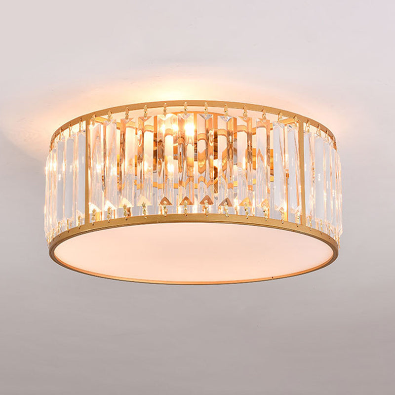 Modern Flush Mount Ceiling Lighting Fixture Crystal Flush Mount