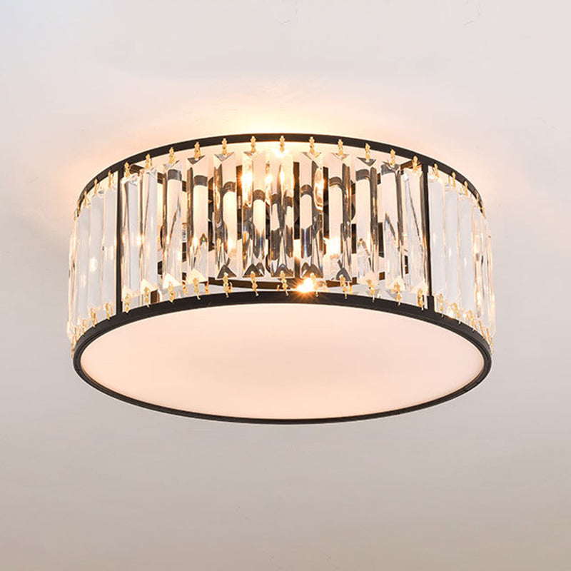 Modern Flush Mount Ceiling Lighting Fixture Crystal Flush Mount