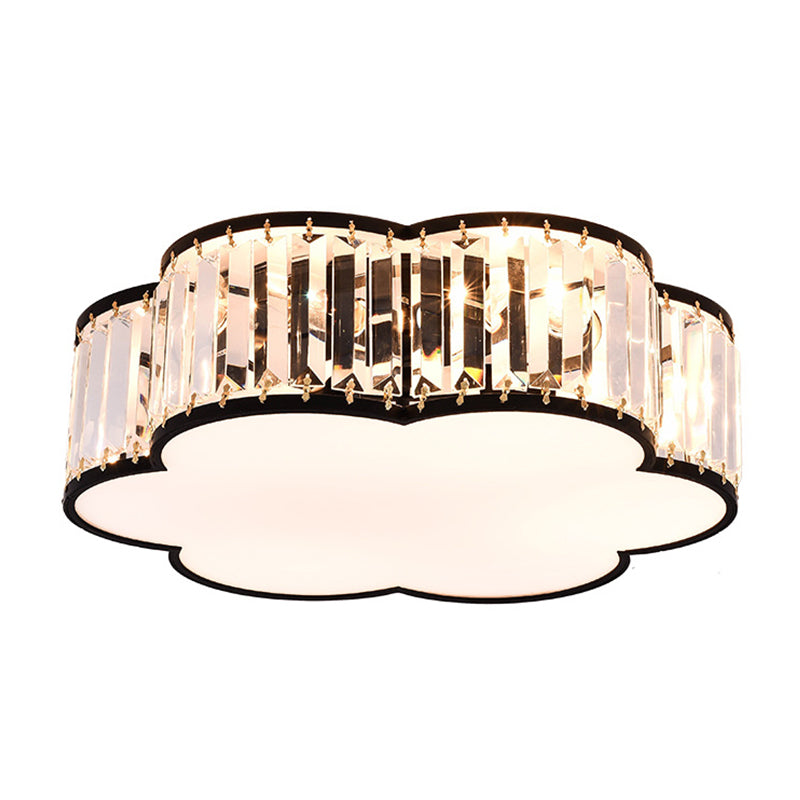 Modern Flush Mount Ceiling Lighting Fixture Crystal Flush Mount