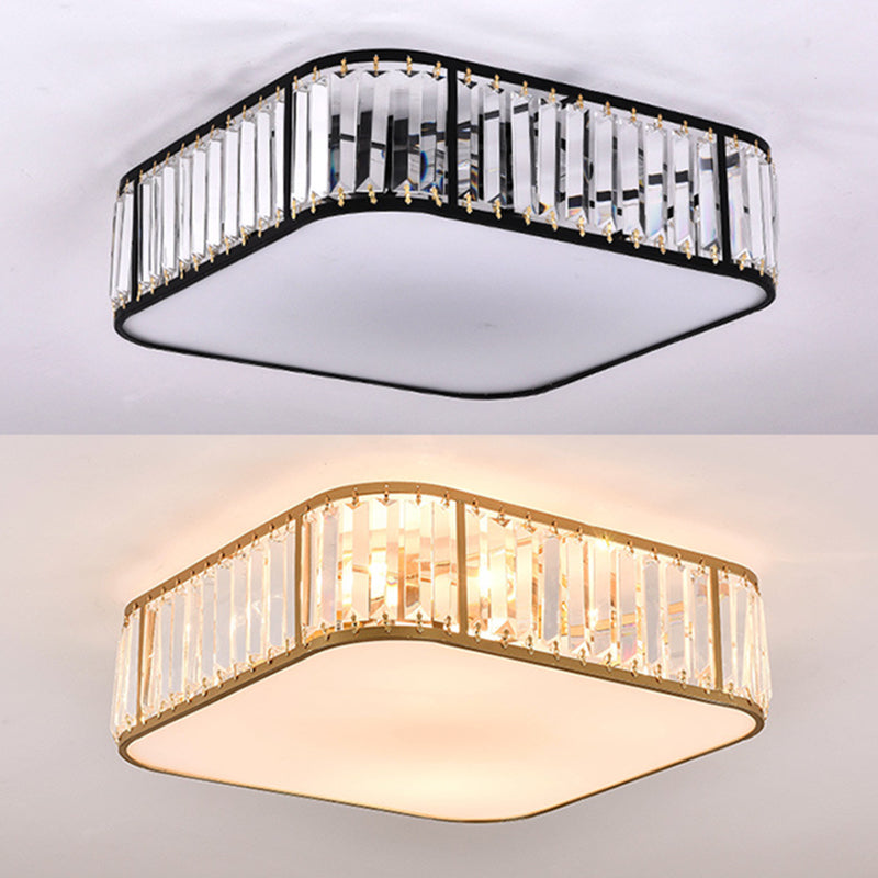 Modern Flush Mount Ceiling Lighting Fixture Crystal Flush Mount