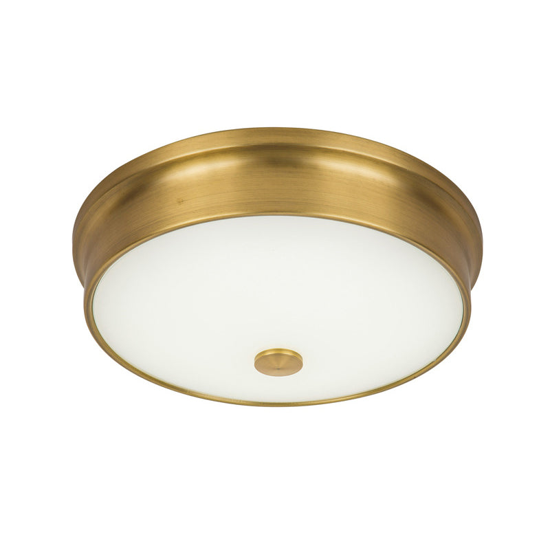 Rustikale einfache Metall-Flush-Halterung Deckenlampe runde Form LED Flush Mount Beleuchtung für Schlafzimmer