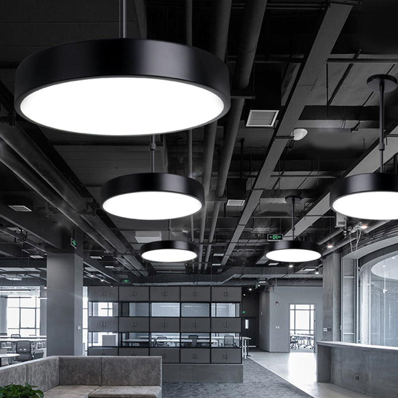 Circolare Flush Monte Light Fixtures Moderno Acrilico Flush Light