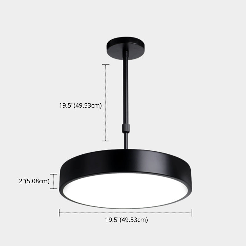 Circolare Flush Monte Light Fixtures Moderno Acrilico Flush Light