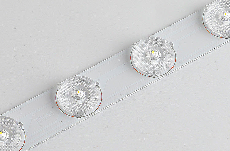 Circolare Flush Monte Light Fixtures Moderno Acrilico Flush Light