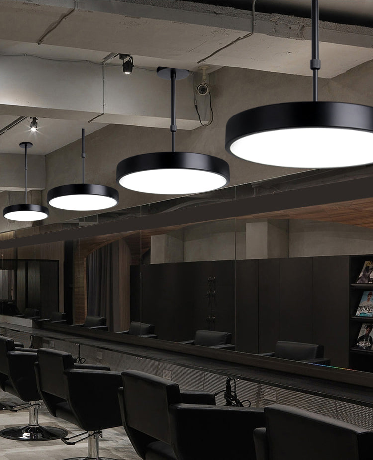 Circolare Flush Monte Light Fixtures Moderno Acrilico Flush Light