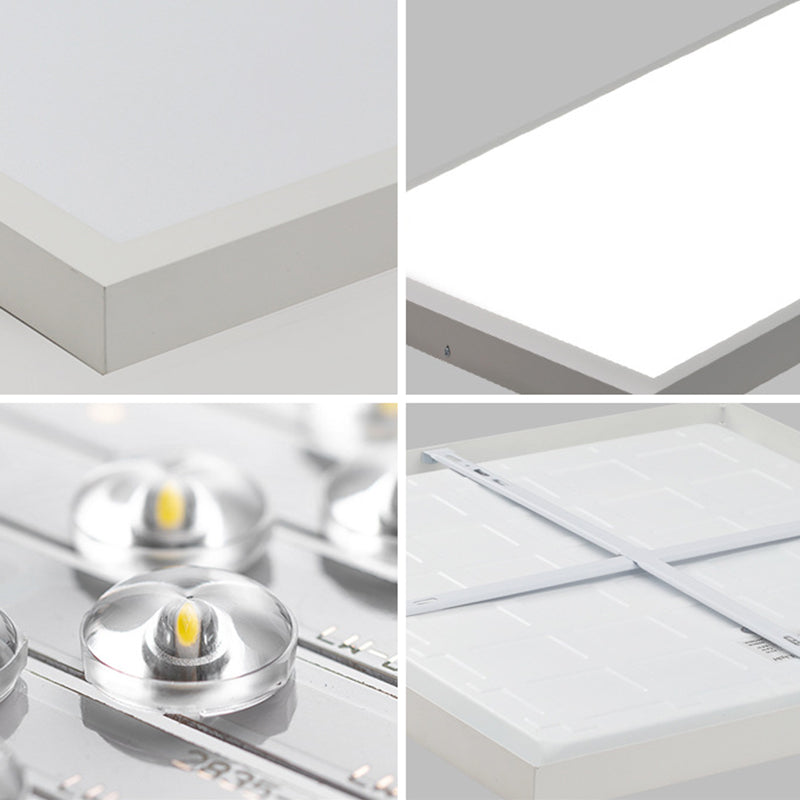 Moderno Flush Monte Light Fixtures Acrilico Flush Light
