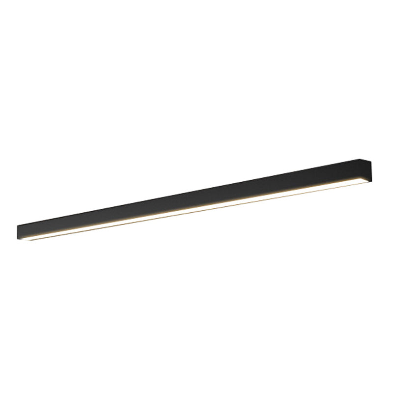 Luz de techo completa minimalista moderna de la barra de la cocina de la aleación de aluminio de la luz de techo LED de la tira larga