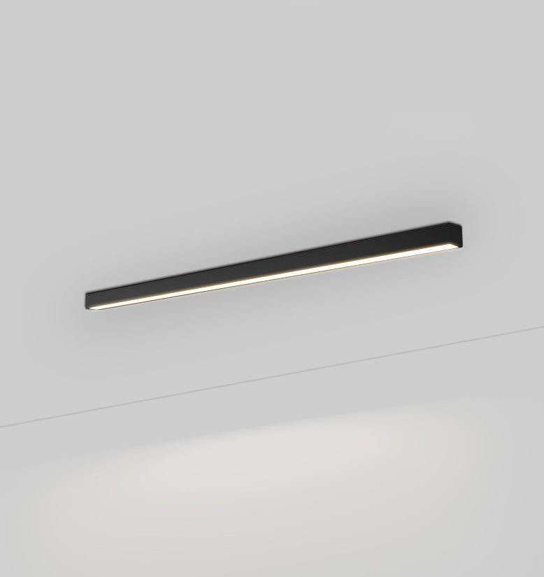 Luz de techo completa minimalista moderna de la barra de la cocina de la aleación de aluminio de la luz de techo LED de la tira larga