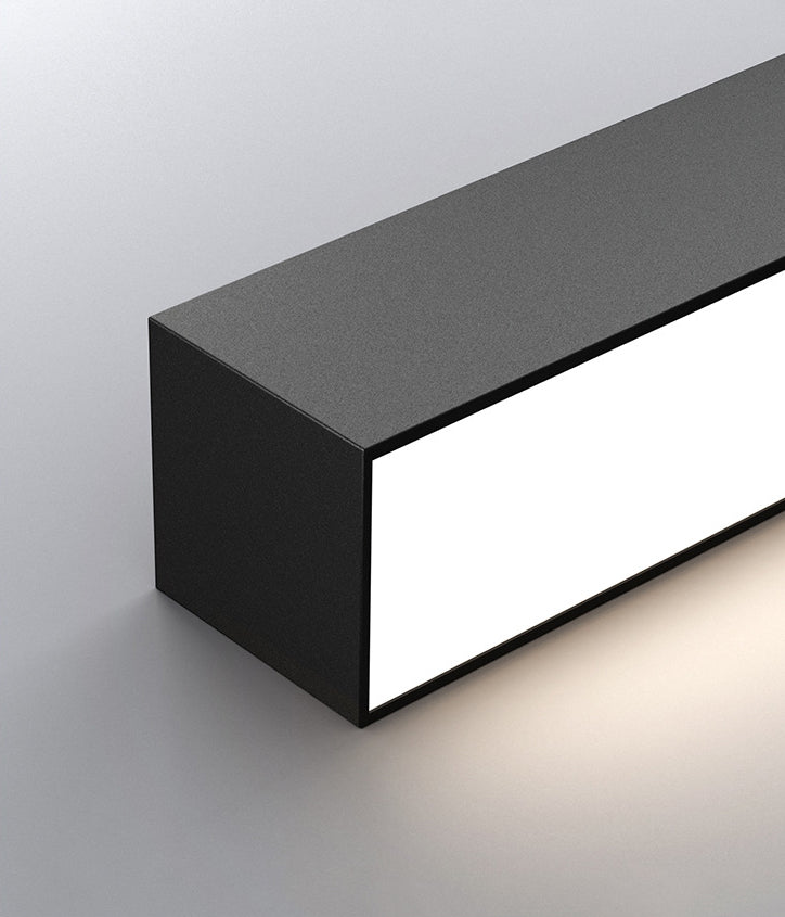 Luz de techo completa minimalista moderna de la barra de la cocina de la aleación de aluminio de la luz de techo LED de la tira larga