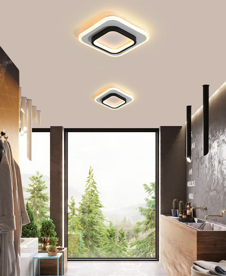 9.5 Inches Brede Eenvoud Mini Plafond Licht Modern Style LED Flush-mount Lamp voor Foyer Aisle