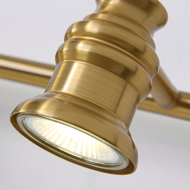 Light tradizionalismo da specchio vanità da bagno lineare Metal 2/3/4-Bulb Ottone SCONCE SCONCE