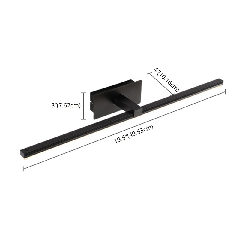 Lineares Badezimmer Wandbeleuchtung Metall LED Simplicity Stil Wandleuchte Licht