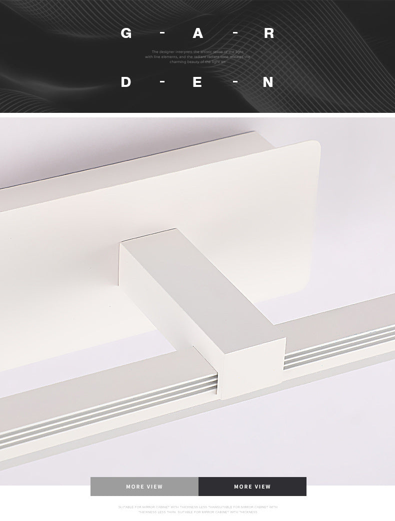 Lineares Badezimmer Wandbeleuchtung Metall LED Simplicity Stil Wandleuchte Licht
