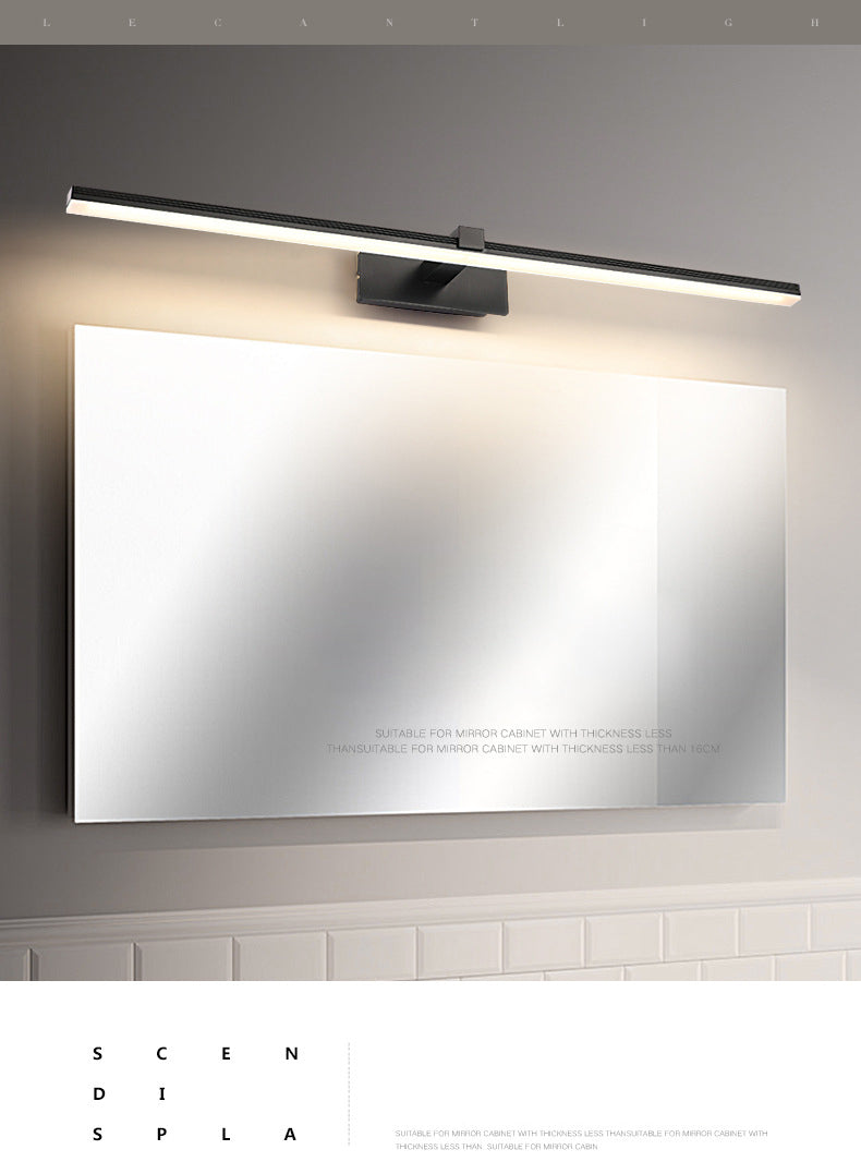 Lineares Badezimmer Wandbeleuchtung Metall LED Simplicity Stil Wandleuchte Licht