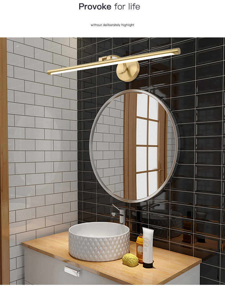 Mont en métal linéaire luminaire luminaire de style contemporain