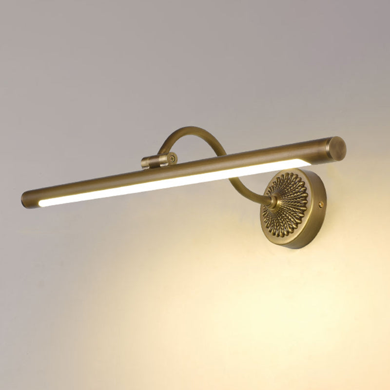 Linear Shower Room Wall Lighting Fixture Metal LED Simplicity Wall Mounted Light