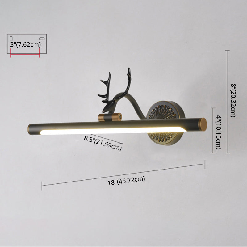 Antler Wall Sconce Lighting Minimalism LED Metal Wall Mounted Light for Bathroom
