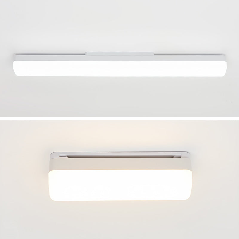 Lámpara de tocador LED de estilo minimalista lámpara lineal metálico espejo montado en la pared delantera para el baño