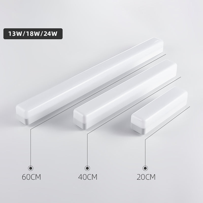 Lámpara de tocador LED de estilo minimalista lámpara lineal metálico espejo montado en la pared delantera para el baño