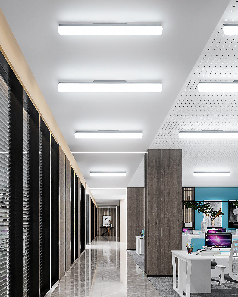 Lámpara de tocador LED de estilo minimalista lámpara lineal metálico espejo montado en la pared delantera para el baño