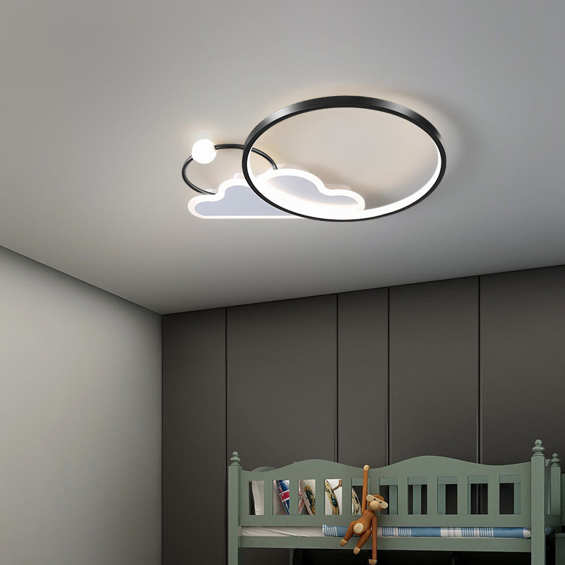 Cloud Flush Mount Light Fixtures Kids Acrylic Ceiling Light Fixtures for Bedroom