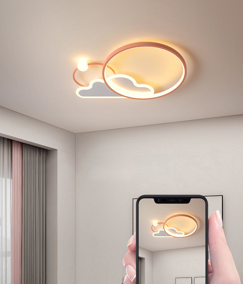 Cloud Flush Mount Light Fixtures Kids Acrylic Ceiling Light Fixtures for Bedroom