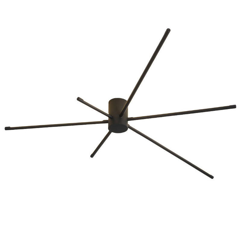 Lámpara de techo LED de estilo moderno, sombra acrílica, tira larga, línea minimalista, luz para sala de estar