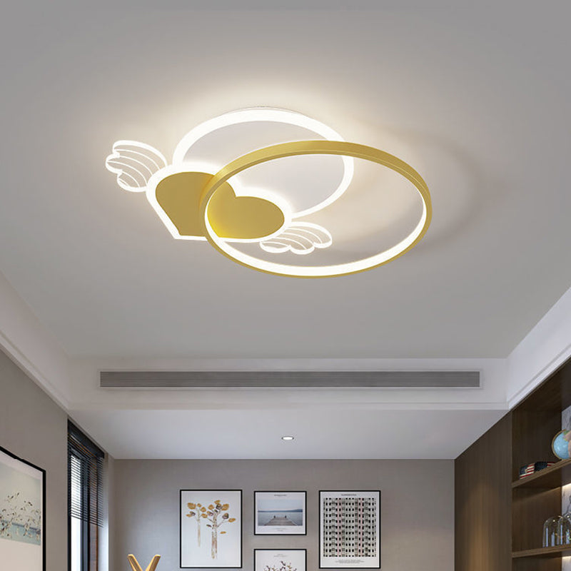 Ange encastré plafonnier moderniste acrylique chambre à coucher encastré plafonnier