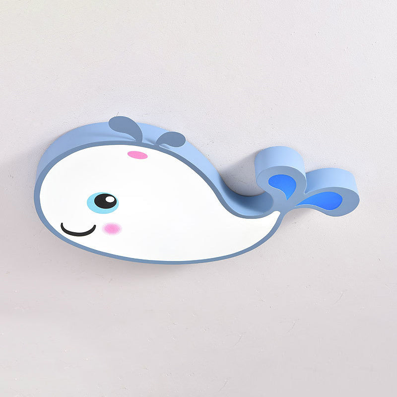 LED Flush Mount Ceiling Light Cartoon Acrylic Ceiling Mount Chandelier for Bedroom