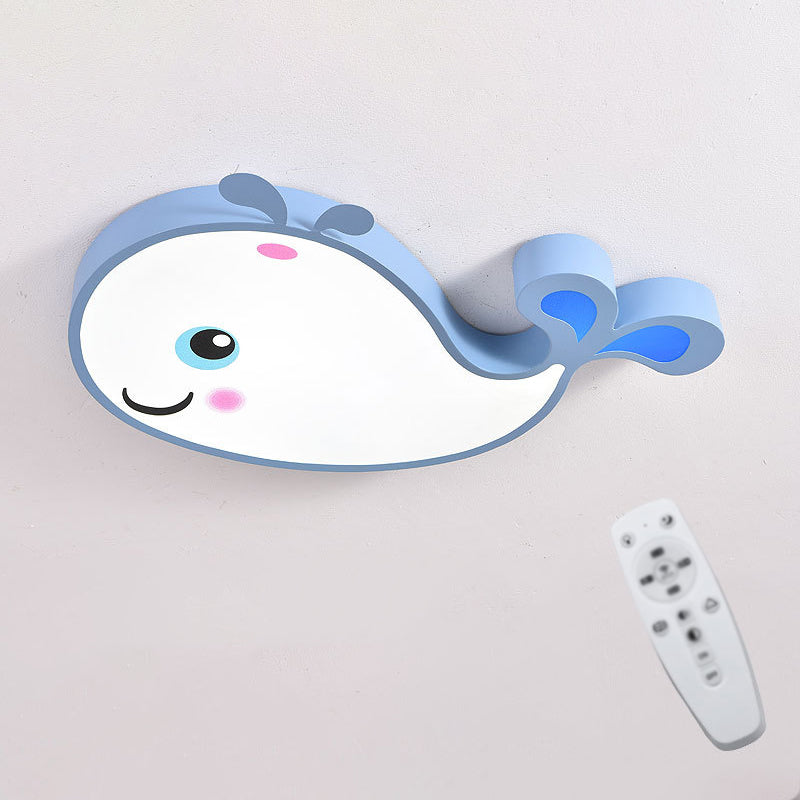 LED Flush Mount Ceiling Light Cartoon Acrylic Ceiling Mount Chandelier for Bedroom