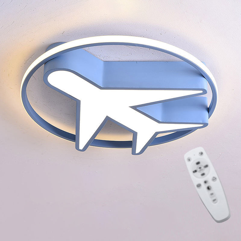 LED Flush Mount Ceiling Light Cartoon Acrylic Ceiling Mount Chandelier for Bedroom