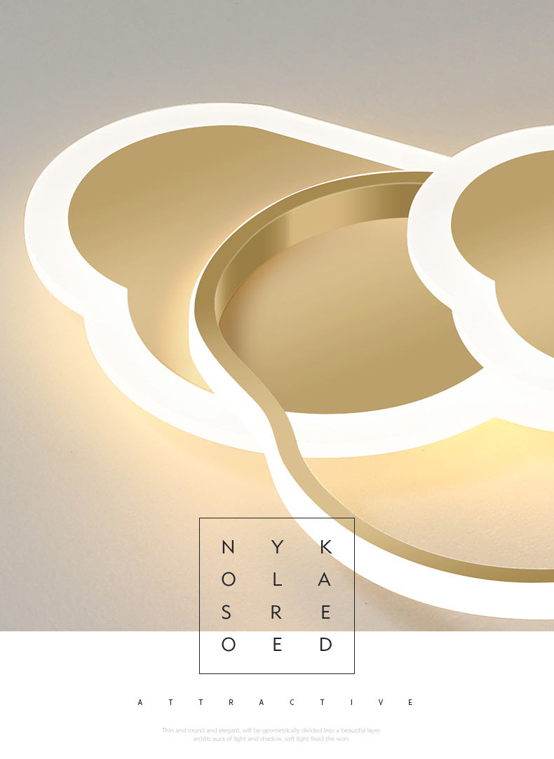 Cloud Flush Mount Light Fixtures 1 Light Acrylic Contemporary Ceiling Lights Flush Mount