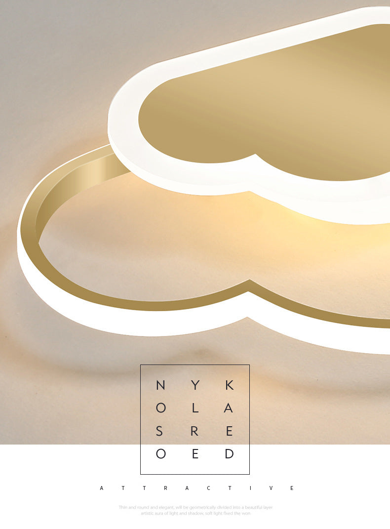 Cloud Flush Mount Light Fixtures 1 Light Acrylic Contemporary Ceiling Lights Flush Mount